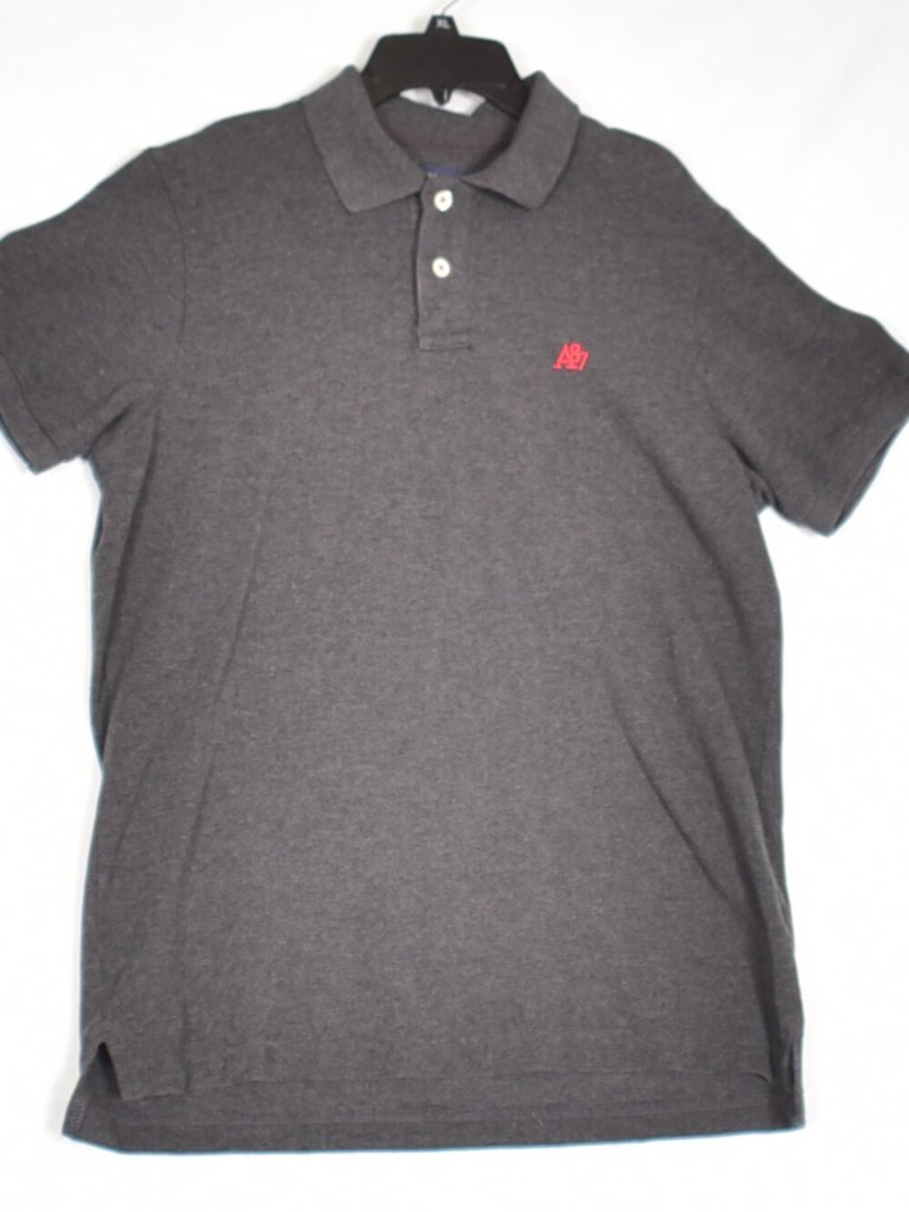 Aeropostale Men's Polo Shirt Gray Size Large